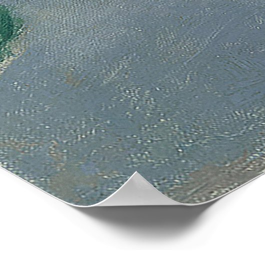 Hinterkopf-Kunst Poster (Ecke)