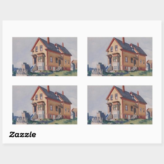 Hinterkopf-Kunst Rechteckiger Aufkleber (Blatt)