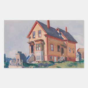 Hinterkopf-Kunst Rechteckiger Aufkleber