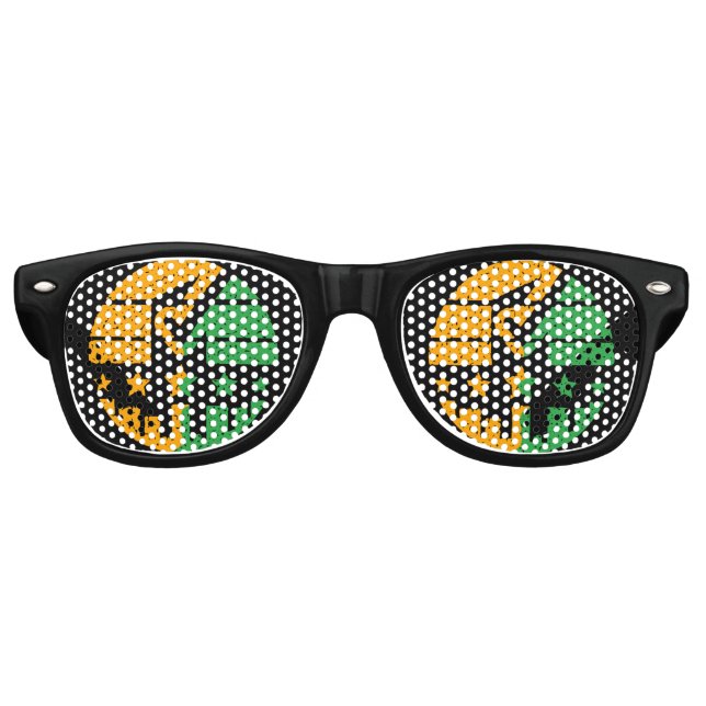 Hinterlass deine Spuren Partybrille (Vorderseite)
