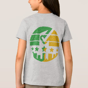 Hinterlass deine Spuren Tri-Blend Shirt