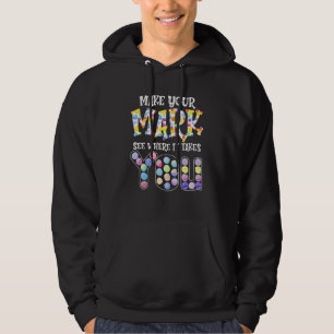 Hinterlasse deine Spuren und sieh, wohin dich der  Hoodie