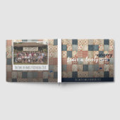 Hinterlasse eine Erinnerung Vintage Patchwork Fami Gästebuch (Voll)