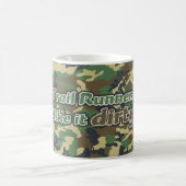 Hinterläufer mögen es schmutzig - Camouflage Kaffeetasse (Mittel)