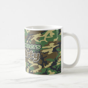 Hinterläufer mögen es schmutzig - Camouflage Kaffeetasse