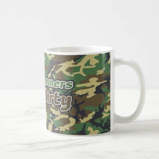 Hinterläufer mögen es schmutzig - Camouflage Kaffeetasse (Rechts)