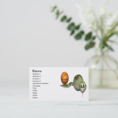 Hinterlistige Schlange Visitenkarte (Stehend Vorderseite)