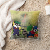 Hinterlistige Waschbär-Brüder! Kissen (Decke)