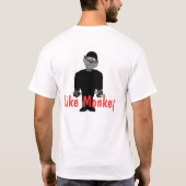 Hinterlistiger Affe T-Shirt (Rückseite)