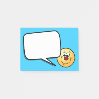 Hinterlistiges Gesicht Grumpey Post-it Klebezettel