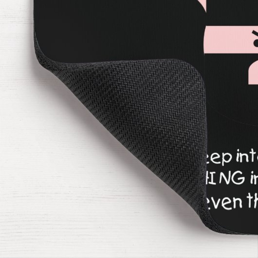 Hinterlistiges Ninja Schwein Mousepad (Ecke)