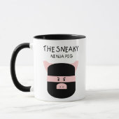 Hinterlistiges Ninja Schwein Tasse (Links)