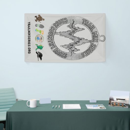 Hintermischungs-Reihen-Fahnenversion 2 Banner (Messeveranstaltung)