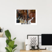 Hintern aus Pferdeplakat Poster (Heimbüro)