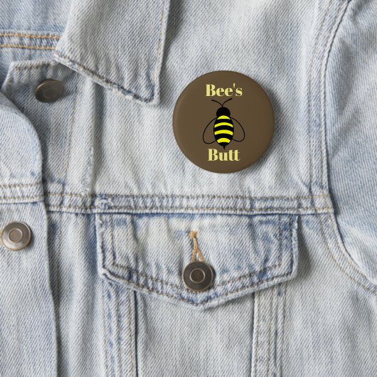 Hintern der Biene Button (Beispiel)