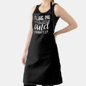 Hintern, die ich nicht GRILLEN groß, schwarze Schü Schürze (InSitu)