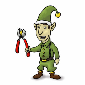 Hintern-Elf-Schnitt-Heraus Freistehende Fotoskulptur