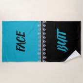 HINTERN-FACE-HANDTÜCHER STRANDTUCH (Vorderseite)