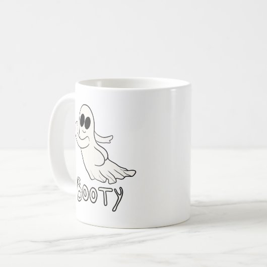 Hintern Halloween Kaffeetasse (Vorderseite Links)