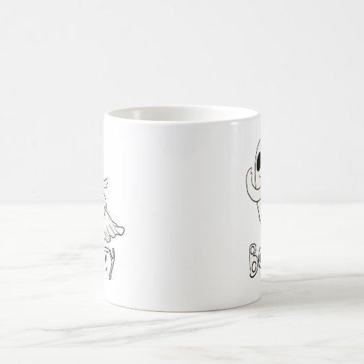 Hintern Halloween Kaffeetasse (Mittel)