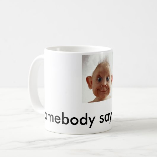 Hintern hässlich kaffeetasse (Vorderseite Links)