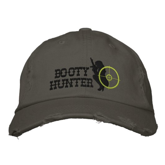 Hintern Hunter Custom Bestickte Baseballkappe (Vorderseite)