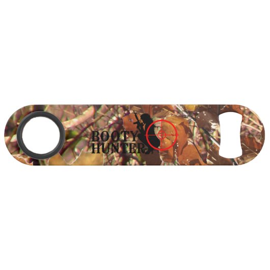 Hintern-Jäger auf Fall-Camouflage Speedflaschenöffner (Vorderseite (Horizontal))