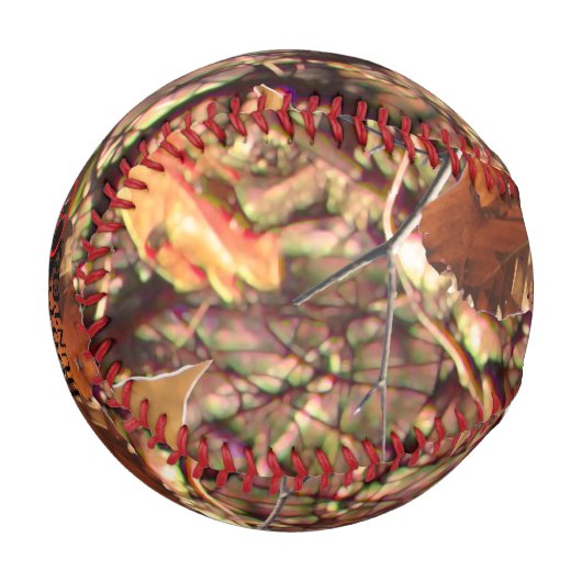 Hintern Junter auf Herbst-Camouflage Baseball (Vorderseite Links)
