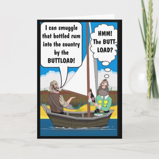 HINTERN LADE JOKE. KARTE (Vorderseite)