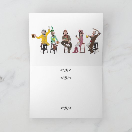 HINTERN LOAD JOKE KARTE (Innenseite)