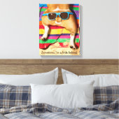 Hintern mit Sonnenbrille Leinwanddruck (Insitu (Schlafzimmer))