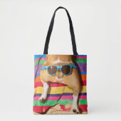 Hintern mit Sonnenbrille Tasche (Vorderseite)