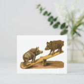 Hintern Postkarte (Stehend Vorderseite)