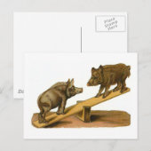 Hintern Postkarte (Vorne/Hinten)