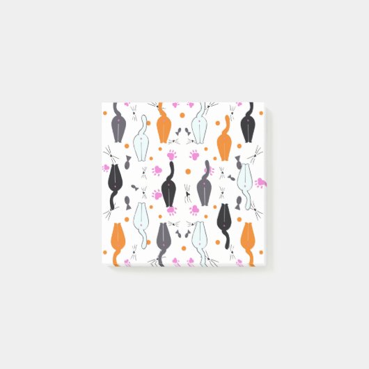 Hintern-Postnotizen Post-it Klebezettel (Vorderseite)