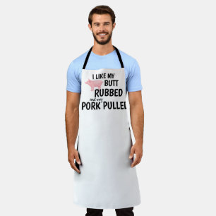 Hintern Rub und gepulstes Schweinefleisch Schürze
