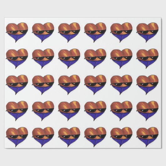 Hintern-Schatten Geschenkpapier (Flach)