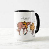 Hintern schaut große Tasse (VorderseiteRechts)