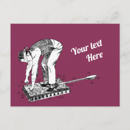 Hintern Spanmaschine Patent Postkarte