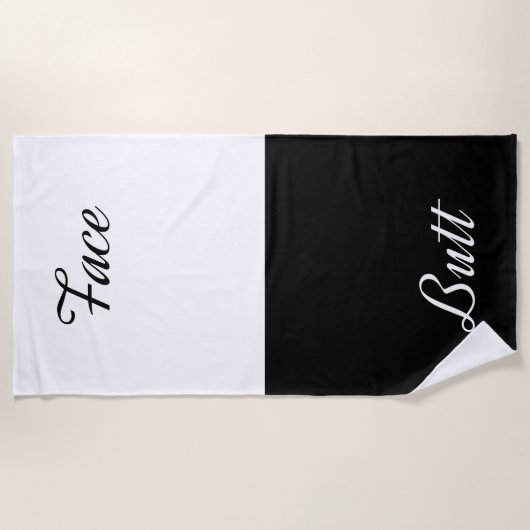 Hintern Strandtuch (Vorderseite)