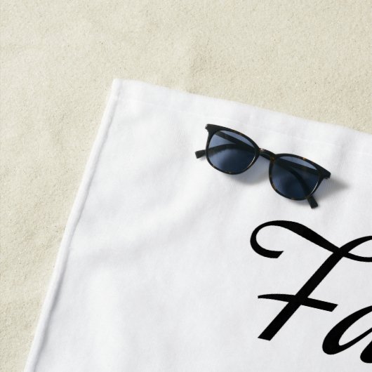 Hintern Strandtuch (Beispiel)