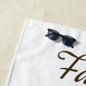 Hintern Strandtuch (Beispiel)