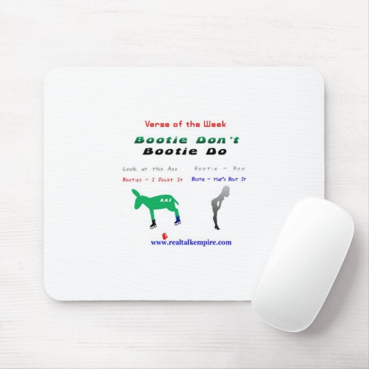 Hintern tun nicht - Maus Mousepad (Mit Mouse)
