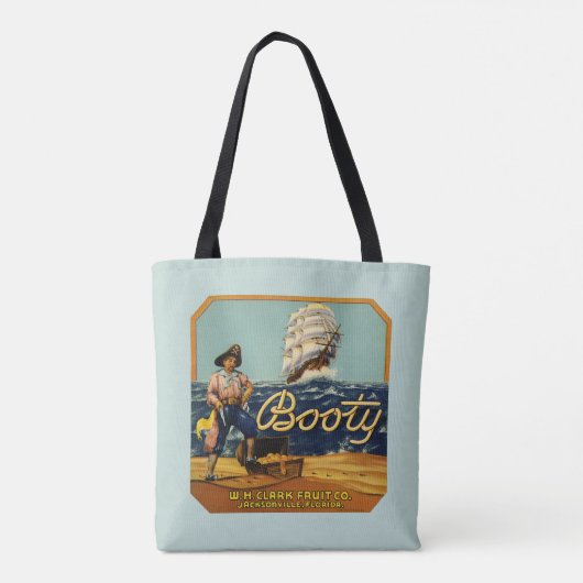 Hintern | Vintages Zitruszeichen Tasche (Rückseite)