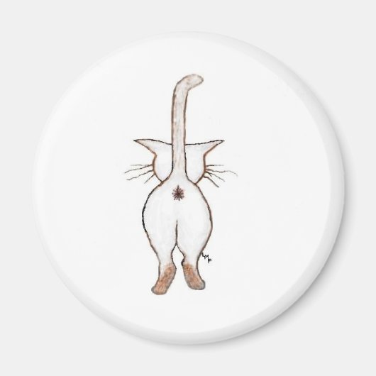 HINTERN WAS? MAGNET (Vorne)