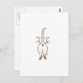 HINTERN WAS? POSTKARTE (Vorne/Hinten)