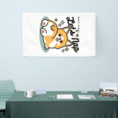 Hintern zuerst, Let's Nickerchen - Niedlicher Corg Banner (Messeveranstaltung)