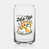 Hintern zuerst, Let's Nickerchen - Niedlicher Corg Dosenglas (Vorderseite)