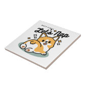 Hintern zuerst, Let's Nickerchen - Niedlicher Corg Fliese (Seite)