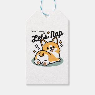 Hintern zuerst, Let's Nickerchen - Niedlicher Corg Geschenkanhänger